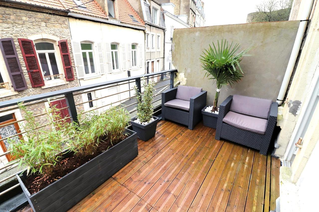 Grand Studio Terrasse Centre Historique Restaurant Nausicaa Boulogne-sur-Mer Esterno foto